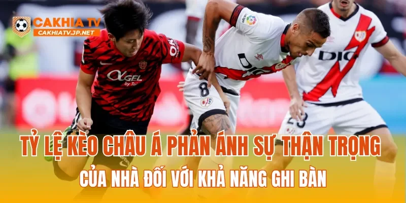Tỷ lệ kèo Châu Á phản ánh sự thận trọng của nhà đối với khả năng ghi bàn
